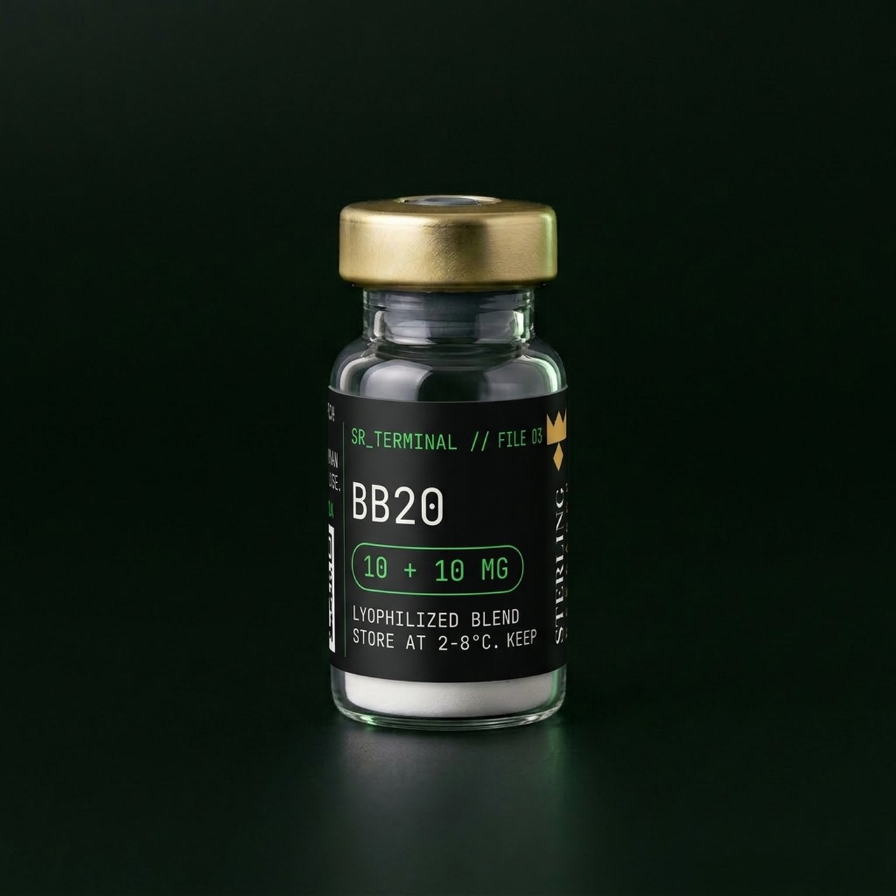 Sterling Research BB20 10 + 10 mg research vial