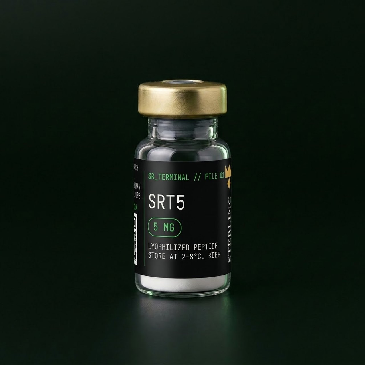 Sterling Research SRT5 5 mg research vial